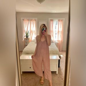 Audrey 3+1 Paisley Print Jumpsuit In Red Floral